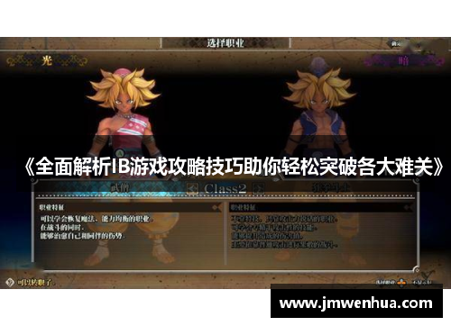 《全面解析IB游戏攻略技巧助你轻松突破各大难关》